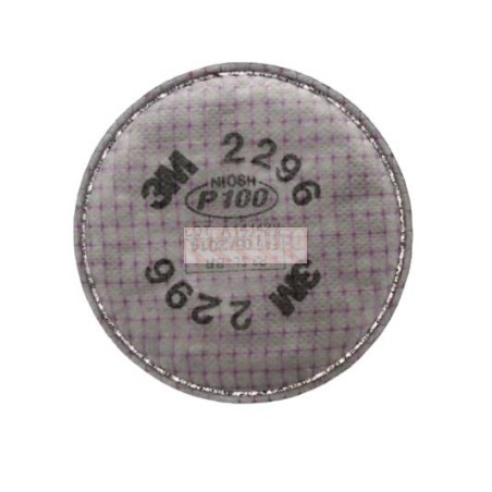 Filtre P100 3M 2296 avec protection gaz acides, sac de 2 (1 paire)