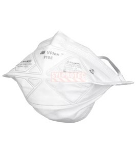 3M VFlex N95 9105 Standard Particulate Respirator, Box of 50