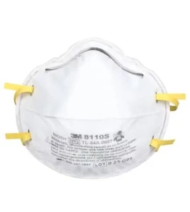 Respirateur contre les particules 3M N95 8110S, petite taille, boîte de 20