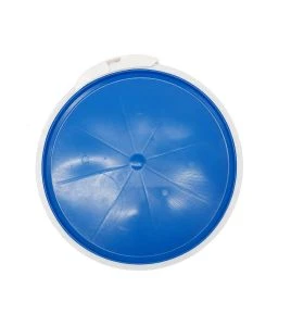Baril bleu refermable en polyéthylène haute densité