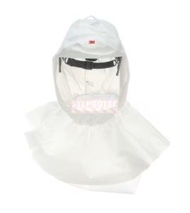 Ensemble cagoule pour peintres Versaflo 3M avec bavette interne et coiffe superieure, S-757