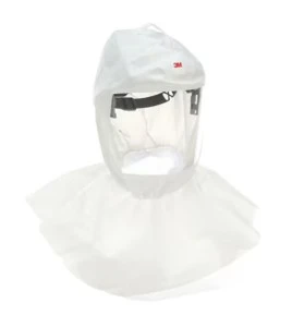 Ensemble cagoule pour peintres Versaflo 3M avec bavette interne et coiffe superieure, S-757