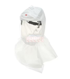 3M Versaflo Painters Hood Assembly with Inner Shroud and Premium Suspension, S-757