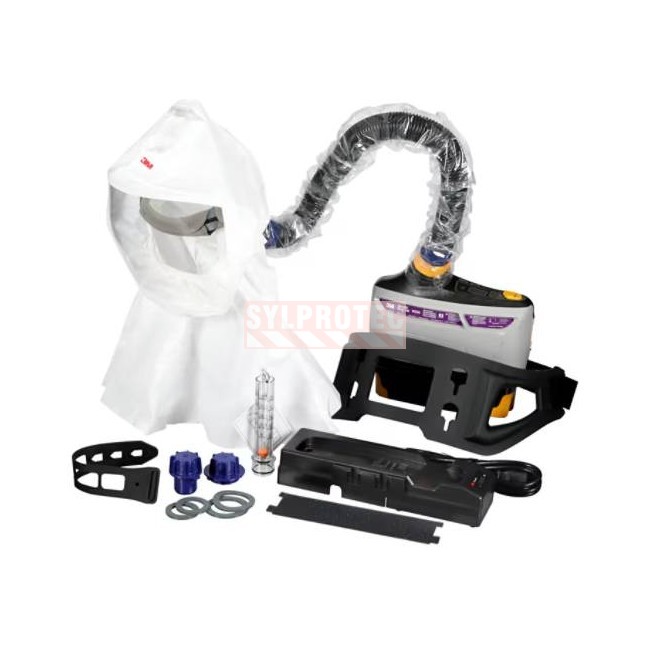 3M Versaflo TR-800-ECK Easy Clean PAPR Assembly with S-433L Hood for Industrial Use