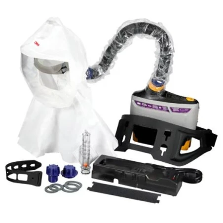 3M Versaflo TR-800-ECK Easy Clean PAPR Assembly with S-433L Hood for Industrial Use