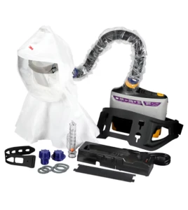 3M Versaflo TR-800-ECK Easy Clean PAPR Assembly with S-433L Hood for Industrial Use