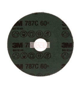 Disque en fibre 3M 787C grain 60+ 5 po meuleuse à angle droit, caisse de 100
