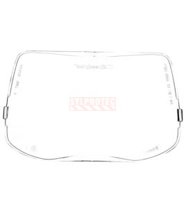 Plaque de protection extérieure haute température Speedglas 3M 06-0200-53 pour masques 9100, sac de 10