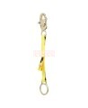 3M DBI-SALA D-Ring Extension, 1231117C, Yellow, 45 cm