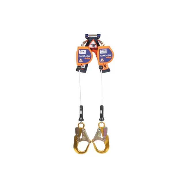 Nano-Lok DBI-SALA 8 ft Twin-Leg Self-Retracting Lifeline Cable Leading Edge