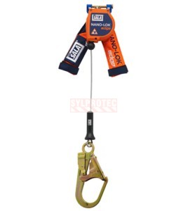Nano-Lok DBI-SALA 8 ft Self-Retracting Lifeline Cable Leading Edge Quick Connector
