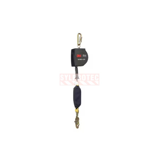 Ligne de vie autorétractable longue Nano-Lok DBI-SALA 15 pi câble galvanisé Extended Length