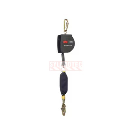 Ligne de vie autorétractable longue Nano-Lok DBI-SALA 15 pi câble galvanisé Extended Length