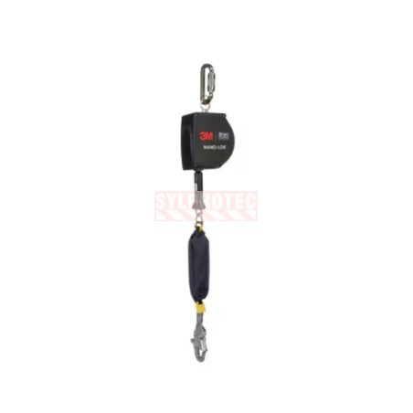 Ligne de vie autorétractable longue Nano-Lok DBI-SALA 15 pi câble inoxydable Extended Length