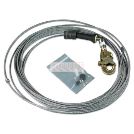 DBI-SALA Sealed-Blok galvanized cable assembly with hook longer version