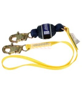 Longe amortisseur de choc en sangle DBI-SALA 3M EZ-Stop Force 2 vue latérale des mousquetons