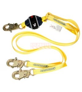 Longe double en Y amortisseur de choc en sangle DBI-SALA 3M