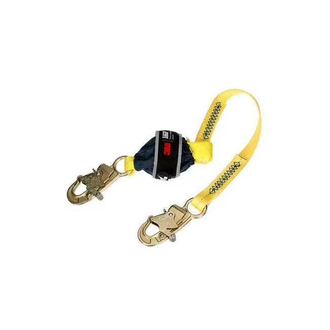 DBI-SALA 3M web shock-absorbing lanyard, small snap hook, overview