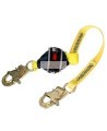 DBI-SALA 3M web shock-absorbing lanyard, small snap hook, overview