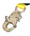 DBI-SALA 3M web shock-absorbing lanyard, side view of snap hooks