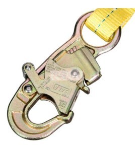 DBI-SALA 3M web shock-absorbing lanyard, energy absorber pack view