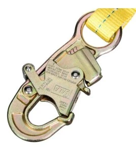 DBI-SALA 3M web shock-absorbing lanyard, energy absorber pack view