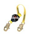 DBI-SALA 3M web shock-absorbing lanyard, overview of both snap hooks