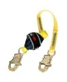DBI-SALA 3M web shock-absorbing lanyard, overview of both snap hooks
