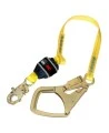 Shock Absorbing Web Lanyard DBI-SALA 3M 4 ft Single Leg Rebar Hook 1246571C
