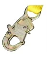 Shock Absorbing Web Lanyard DBI-SALA 3M 4 ft Single Leg Rebar Hook 1246571C
