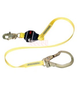 DBI-SALA 3M web shock-absorbing lanyard, large hook, overview
