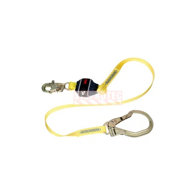 DBI-SALA 3M web shock-absorbing lanyard, large hook, overview