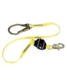 DBI-SALA 3M web shock-absorbing lanyard, angled view with snap hook