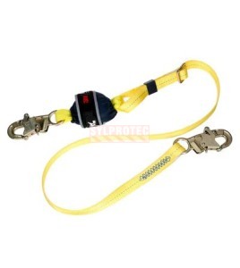 Longe amortisseur de choc réglable en sangle DBI-SALA 3M 6 pi simple petit crochet 1246582C