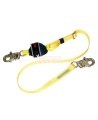 Adjustable Shock Absorbing Web Lanyard DBI-SALA 3M 6 ft Single Leg Snap Hook 1246582C