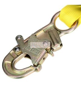 Adjustable Shock Absorbing Web Lanyard DBI-SALA 3M 6 ft Single Leg Snap Hook 1246582C