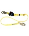Adjustable Shock Absorbing Web Lanyard DBI-SALA 3M 6 ft Single Leg Snap Hook 1246582C