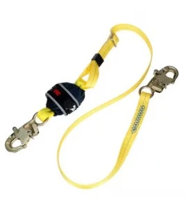 Adjustable Shock Absorbing Web Lanyard DBI-SALA 3M 6 ft Single Leg Snap Hook 1246582C