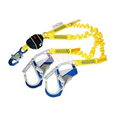 Double-leg Y shock-absorbing stretch web lanyard DBI-SALA 3M 6 ft 1246591C