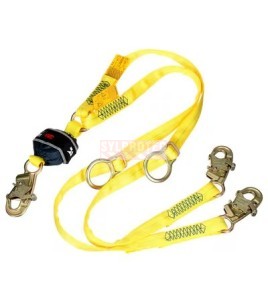 Longe double en Y amortisseur de choc a nœud coulant en sangle DBI-SALA 3M 6 pi 1246595C