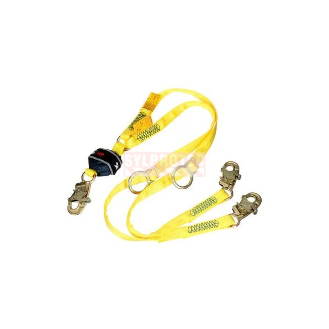 Longe double en Y amortisseur de choc a nœud coulant en sangle DBI-SALA 3M 6 pi 1246595C