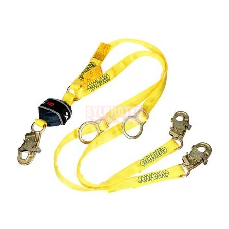 Longe double en Y amortisseur de choc a nœud coulant en sangle DBI-SALA 3M 6 pi 1246595C
