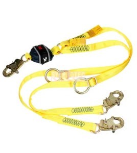 Double-leg Y shock-absorbing pass-through web lanyard DBI-SALA 3M 6 ft 1246595C