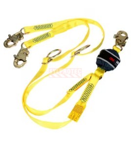 Longe double en Y amortisseur de choc a nœud coulant en sangle DBI-SALA 3M 6 pi 1246595C