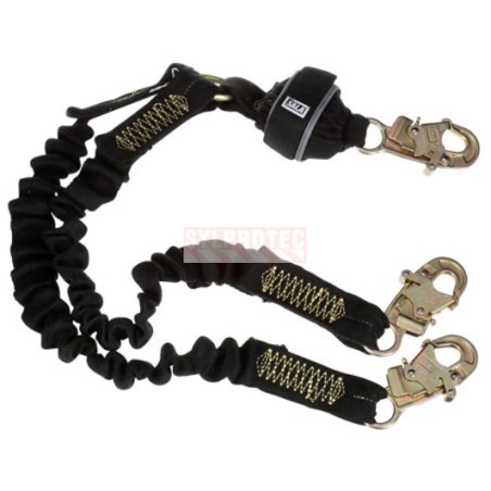 Double-leg arc-flash resistant shock-absorbing lanyard DBI-SALA 3M 6 ft 1246528C