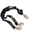 Double-leg arc-flash resistant shock-absorbing lanyard DBI-SALA 3M 6 ft 1246528C