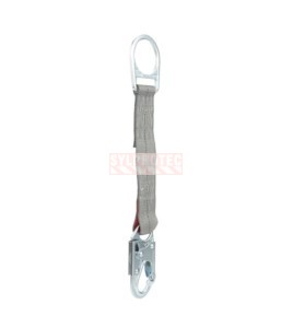 Rallonge d'anneau en D 1,5 pi en sangle rouge Protecta 3M