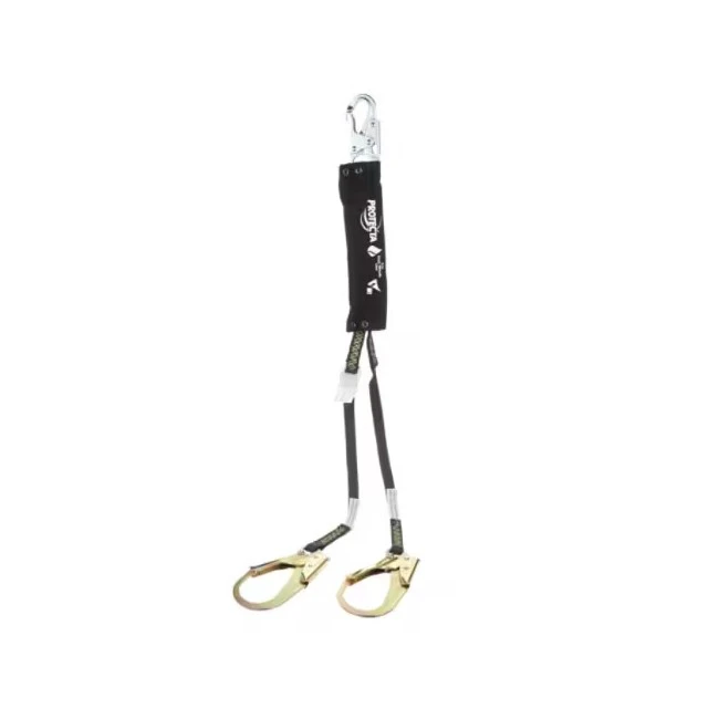 Hot Work Shock Absorbing Lanyard Protecta 3M 4 ft Double Leg Y Rebar Hook 1340186C