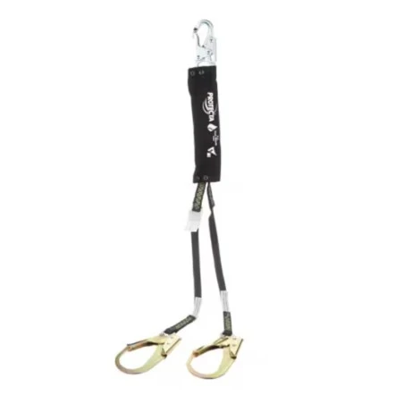 Hot Work Shock Absorbing Lanyard Protecta 3M 4 ft Double Leg Y Rebar Hook 1340186C