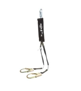 Hot Work Shock Absorbing Lanyard Protecta 3M 4 ft Double Leg Y Rebar Hook 1340186C